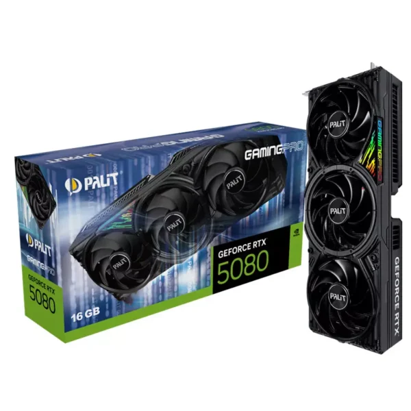 PALIT GeForce RTX 5080 16GB GDDR7 GamingPro Video Card, DLSS 4
