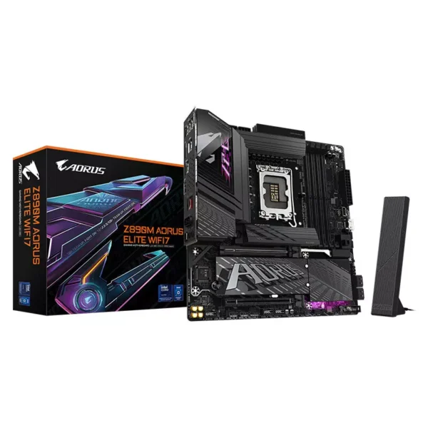 Gigabyte Z890M AORUS ELITE WIFI7 DDR5 Micro-ATX Motherboard > Black