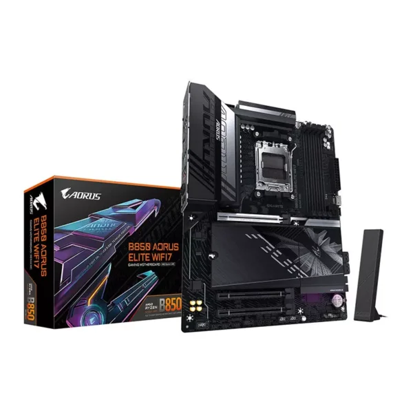 Gigabyte AMD B850 AORUS ELITE Wi-Fi 7 AM5 Motherboard > Black