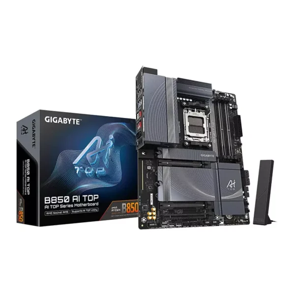 Gigabyte AMD B850 AI TOP ATX AM5 DDR5 Motherboard > Black