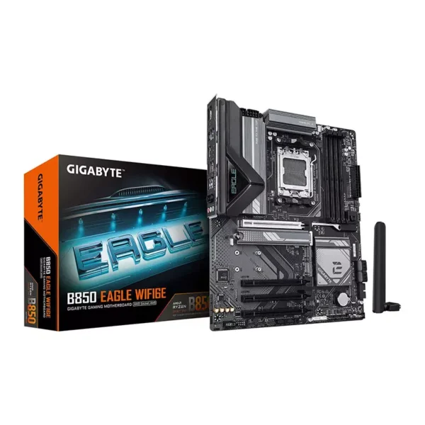 Gigabyte AMD B850 EAGLE WIFI6E AM5 DDR5 ATX Motherboard > Black