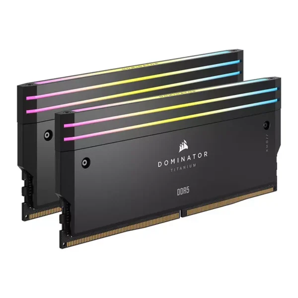 Corsair DOMINATOR Titanium RGB 96GB 7000MHz DDR5 Memory Kit > Black