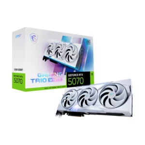 MSI GeForce RTX 5070 12G GDDR7 GAMING TRIO OC WHITE Graphics Card, DLSS 4