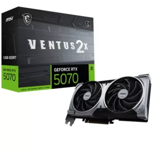 MSI GeForce RTX 5070 12G GDDR7 VENTUS 2X Video Card, DLSS 4