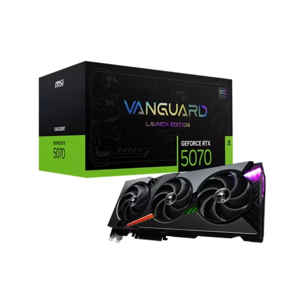 MSI GeForce RTX 5070 12G GDDR7 VANGUARD SOC LAUNCH EDITION Graphics Card, DLSS 4