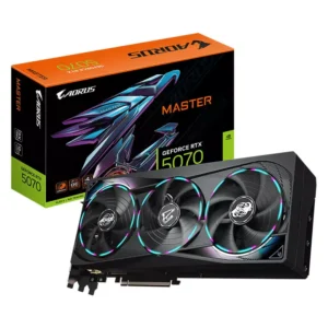 Gigabyte AORUS GeForce RTX 5070 MASTER 12G GDDR7 Video Card, DLSS 4