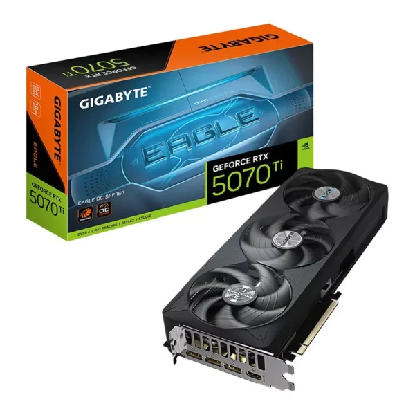 Gigabyte NVIDIA GeForce RTX 5070 Ti EAGLE OC SFF 16GB GDDR7 Video Card, DLSS 4