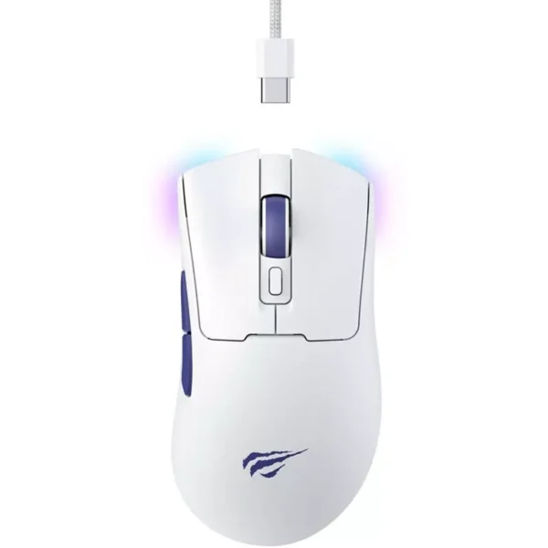 HAVIT Quad-mode 2.4GHz Wireless Gaming Mouse > White