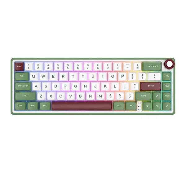 RK ROYAL KLUDGE R65 RGB Backlit Mechanical Keyboard > Green