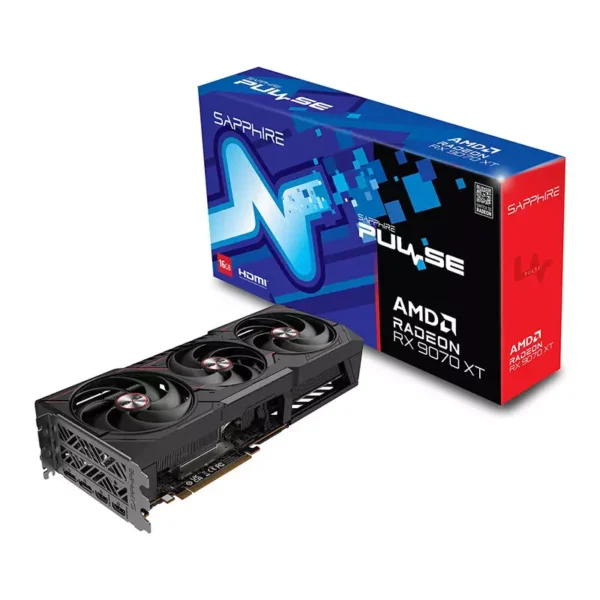 Sapphire AMD Radeon RX 9070 XT PULSE RDNA4 16GB GDDR6 Video Card FSR 4.0