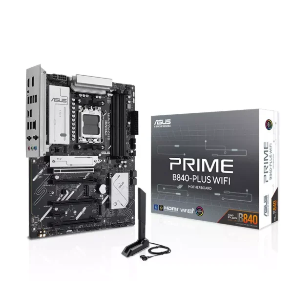 Asus PRIME B840-PLUS AMD AM5 DDR5 WIFI Motherboard > Black