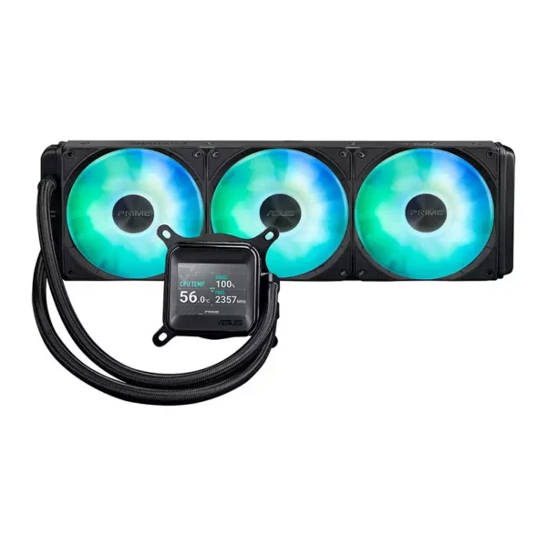 ASUS Prime LC 360mm ARGB LCD CPU Liquid Cooler > Black