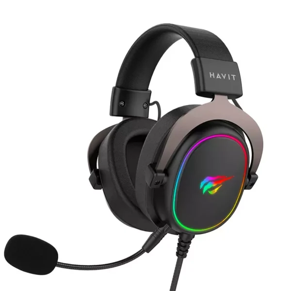 Havit Noise Cancelling RGB Gaming Headset > Black