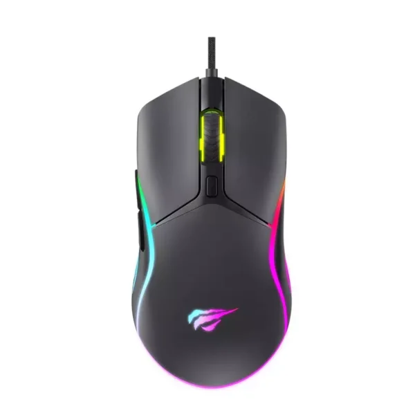 Havit Dynamic RGB Backlit Gaming Mouse > Black