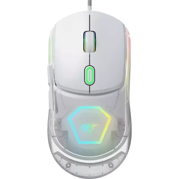 HAVIT RGB 3in1 12800DPI Wired Gaming Mouse > White