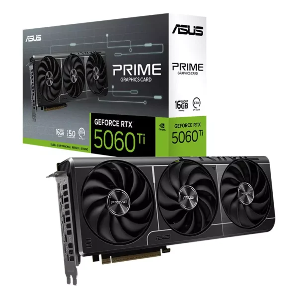 ASUS GeForce RTX 5060 Ti Prime 16GB GDDR7 Graphics Card, DLSS 4