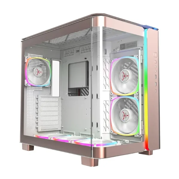 AMD Ryzen 7 9800X3D (64GB DDR5 Ram, RTX 5080 16GB) Rose Gold Gaming PC