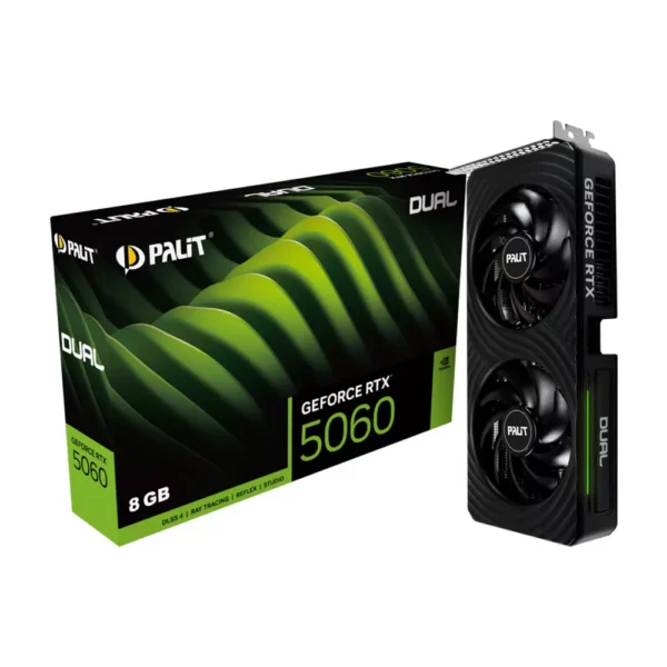 Palit GeForce RTX 5060 Dual 8GB GDDR7 Video Card, DLSS 4