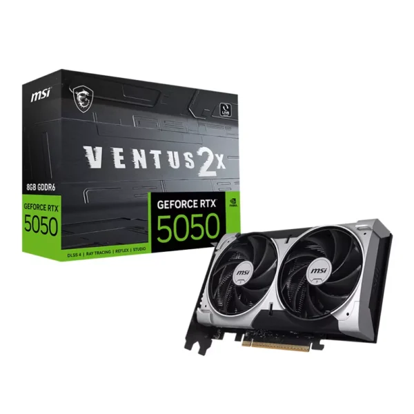 MSI GeForce RTX 5050 8G VENTUS 2X Video Card, DLSS 4