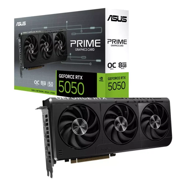 ASUS Prime GeForce RTX 5050 8GB GDDR6 OC Edition Video Card, DLSS 4