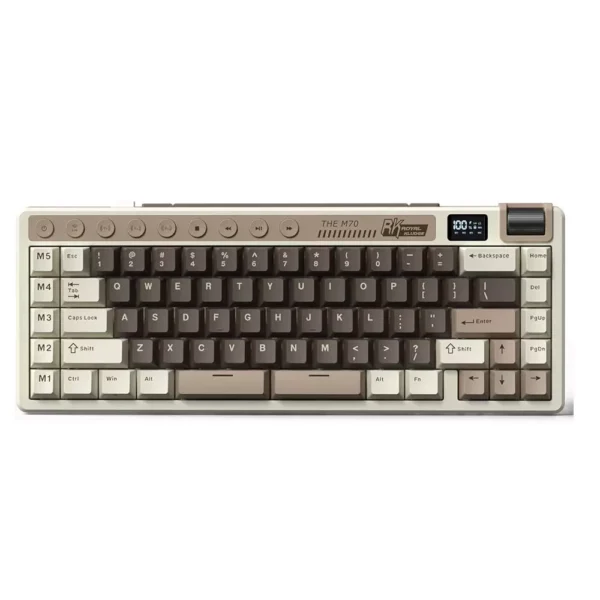 RK Royal Kludge M70 RGB Wireless Keyboard > Mocha Grey