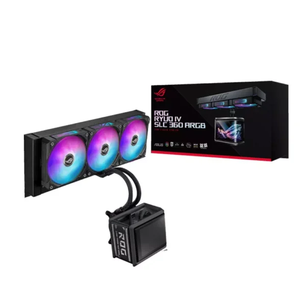 Asus ROG Ryuo IV SLC 360 ARGB CPU Liquid Cooler > Black