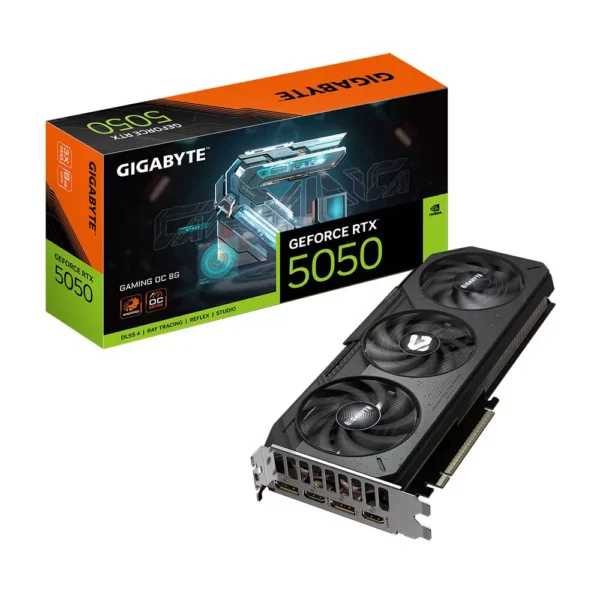 Gigabyte GeForce RTX 5050 GAMING OC 8G Video Card, DLSS 4