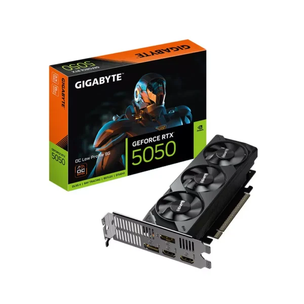 Gigabyte GeForce RTX 5050 OC Low Profile 8G Video Card, DLSS 4