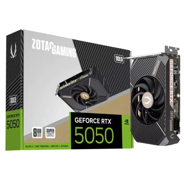 ZOTAC GAMING GeForce RTX 5050 8GB SOLO Video Card, DLSS 4