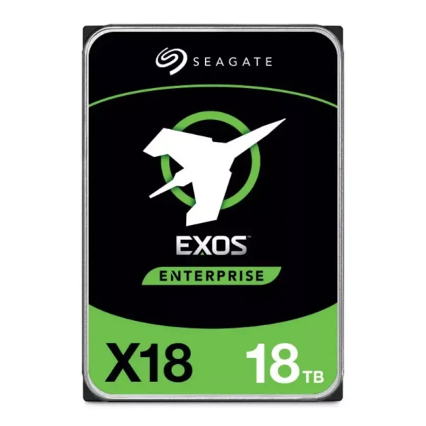 Seagate Exos X18 18TB 3.5" Enterprise SATA Hard Drive > Black