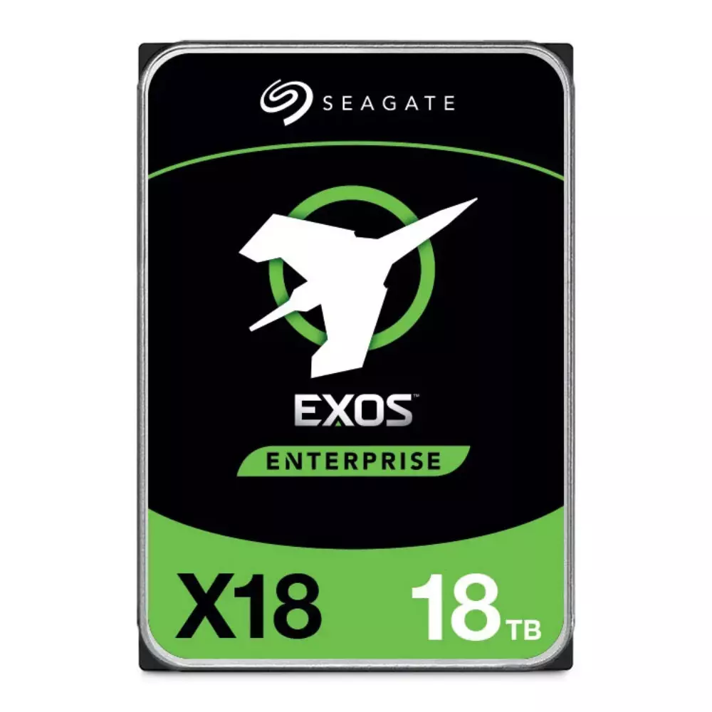ST18000NM000J Seagate Exos X18 18TB 3.5" Enterprise SATA Hard Drive > Black