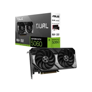 ASUS Dual GeForce RTX 5060 8GB GDDR7 Video Card, DLSS 4