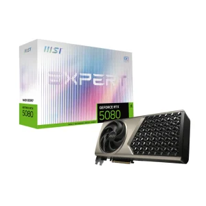 MSI GeForce RTX 5080 16GB GDDR7 EXPERT OC Video Card, DLSS 4