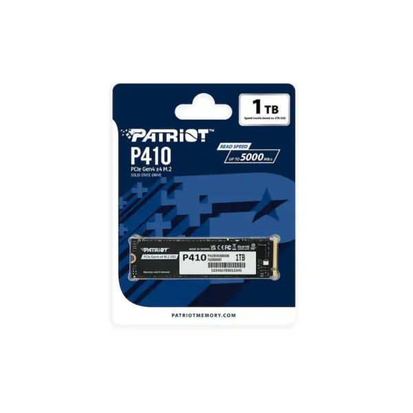 Patriot P410 1TB M.2 2280 Gen 4 PCI SSD > Black