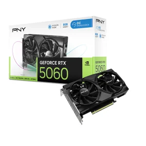 PNY GeForce RTX 5060 8GB GDDR7 OC Video Card, DLSS 4