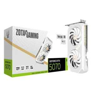 ZOTAC GAMING GeForce RTX 5070 12GB Twin Edge OC White Edition Video Card DLSS 4