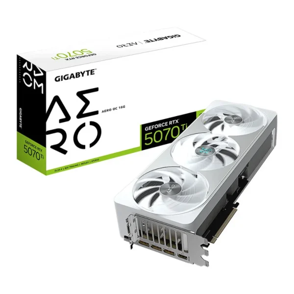 Gigabyte NVIDIA GeForce RTX 5070 Ti AERO OC 16GB GDDR7 Video Card, DLSS 4