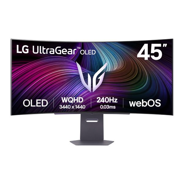 LG UltraGear 44.5″ WQHD OLED 240Hz 0.03ms Curved Gaming Monitor > Black