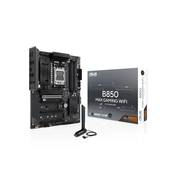 Asus B850 Max Gaming WIFI AM5 DDR5 ATX Motherboard > Black