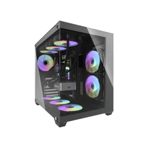 DarkFlash C285P ATX Tempered Glass Gaming Case > Black