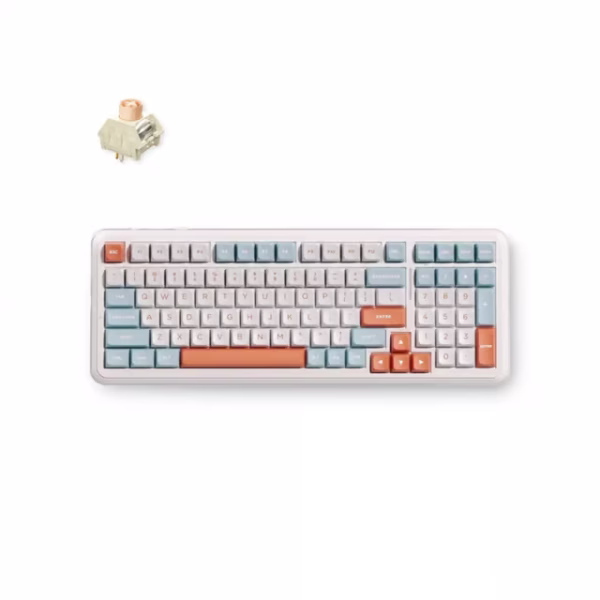 MCHOSE K99 V3 Wireless Icy Creamsicle Switch Mechanical Keyboard > Horizon Orange