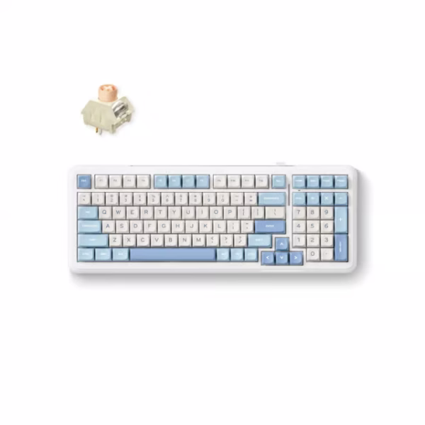 MCHOSE K99 V3 Wireless Icy Creamsicle Switch Mechanical Keyboard > Sky Blue