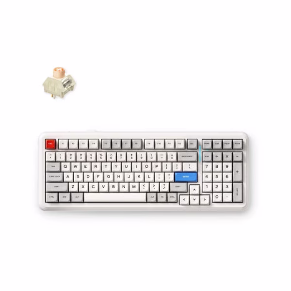 MCHOSE K99 V2 Wireless Icy Creamsicle Switch Mechanical Keyboard > Retro White