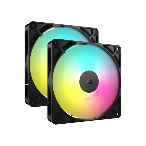 Corsair RS140 ARGB 140mm PWM Dual Pack Fans > Black