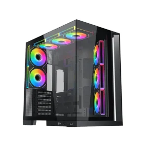 Xigmatek Aqua 7 Tempered Glass Mid-tower E-ATX Case Black