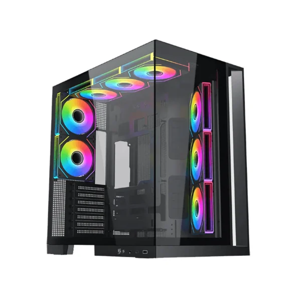 Xigmatek Aqua 7 Tempered Glass Mid-tower E-ATX Case Black