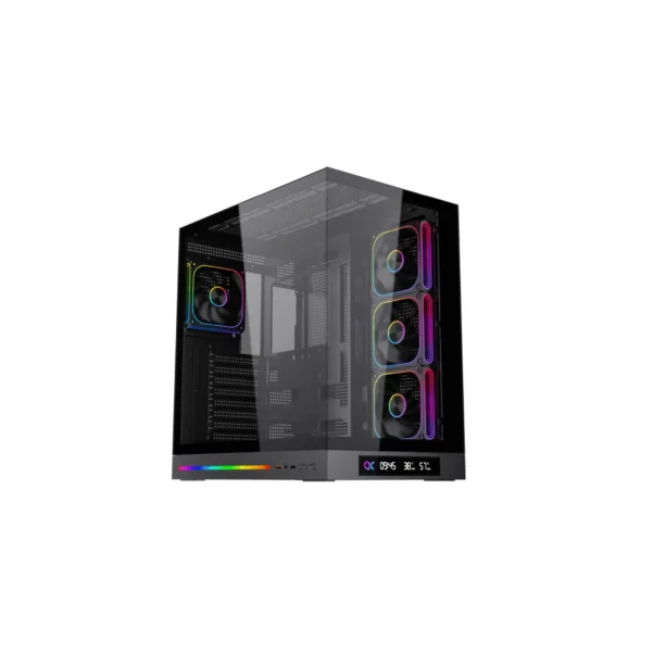 Xigmatek Cloud DGT Tempered Glass E-ATX Case > Black