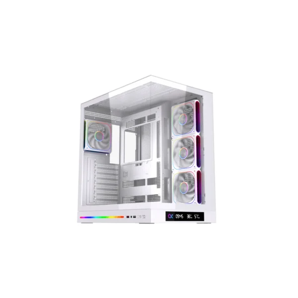 Xigmatek Cloud DGT Tempered Glass E-ATX Case > Arctic