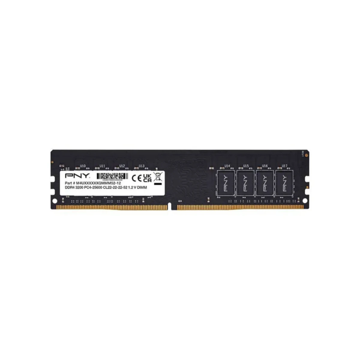 MD8GSD43200-TB PNY Performance 16GB DDR4 3200MHz Desktop RAM > Black