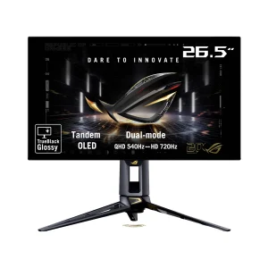 ASUS ROG Swift PG27AQWP-G Edition 20 26.5" upto 720Hz, 0.02 ms, Dual Mode Gaming Monitor > Black
